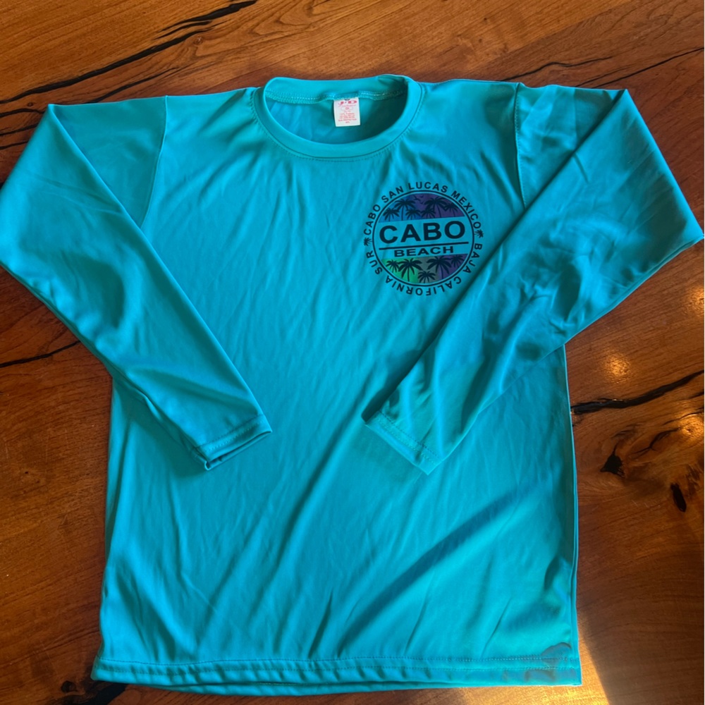 Boys Fishing Shirt. Size L-XL. Cabo San Lucas. Never worn.